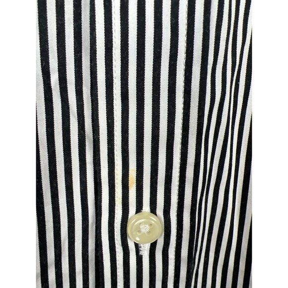 Polo Ralph Lauren Button Down Pinstriped Shirt 6 Multiple Yellow dot (Stained) - Picture 7 of 8